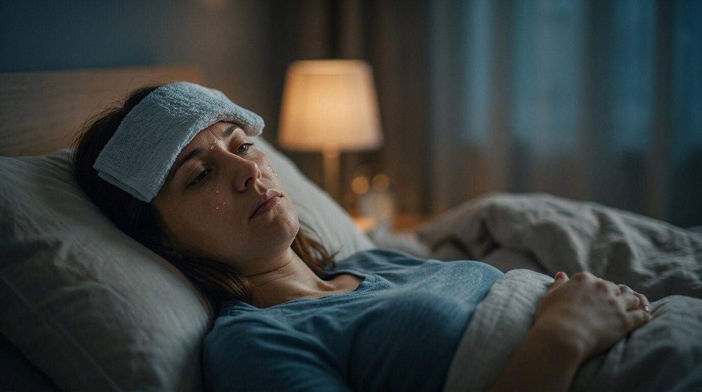 Imagen médica relacionada con fiebre prolongada