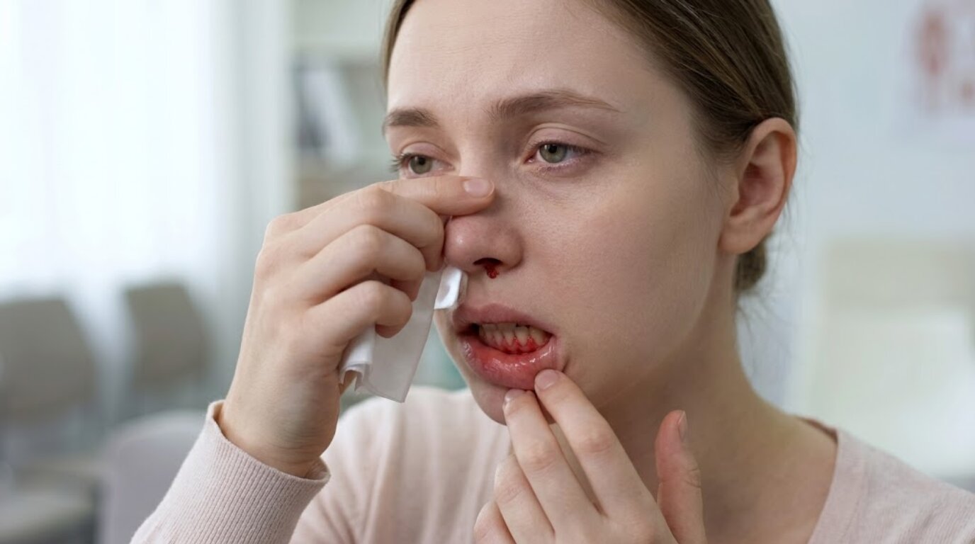 Imagen médica relacionada con sangrados frecuentes